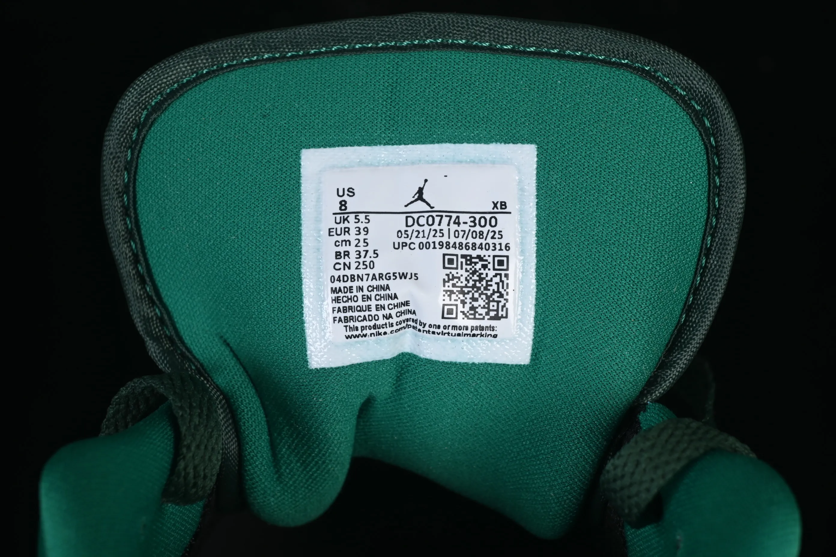 All categories Air Jordan Jordan series basketball shoes Air Jordan 1 Low Air Jordan 1 Low "Watermelon" AJ1 Joe 1 green red cultural low-top casual sneakers DC0774-300